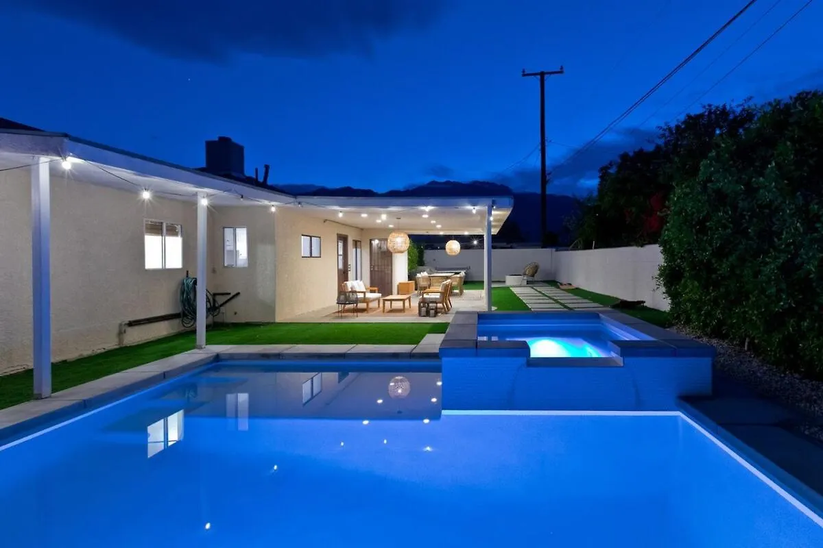 Stunning Palm Springs Hideaway With Pool, Fire Pit Etc Villa 0*,